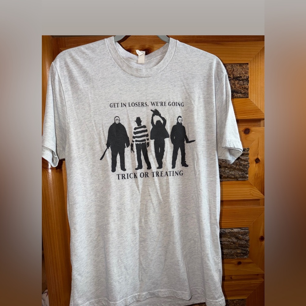 Casual Gray Graphic Women's Tee